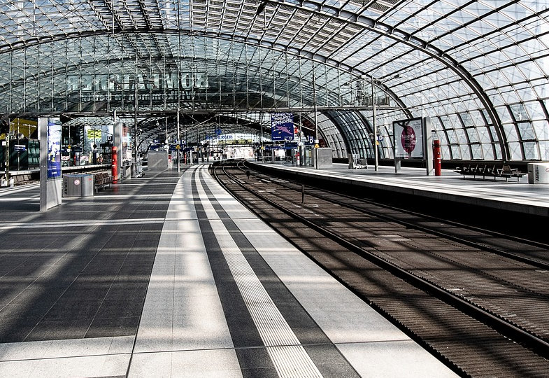 Leerer Hauptbahnhof Berlin