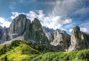 Bergpanorama Alpen