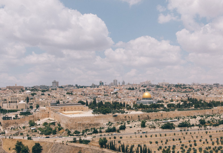 Blick auf Jerusalem