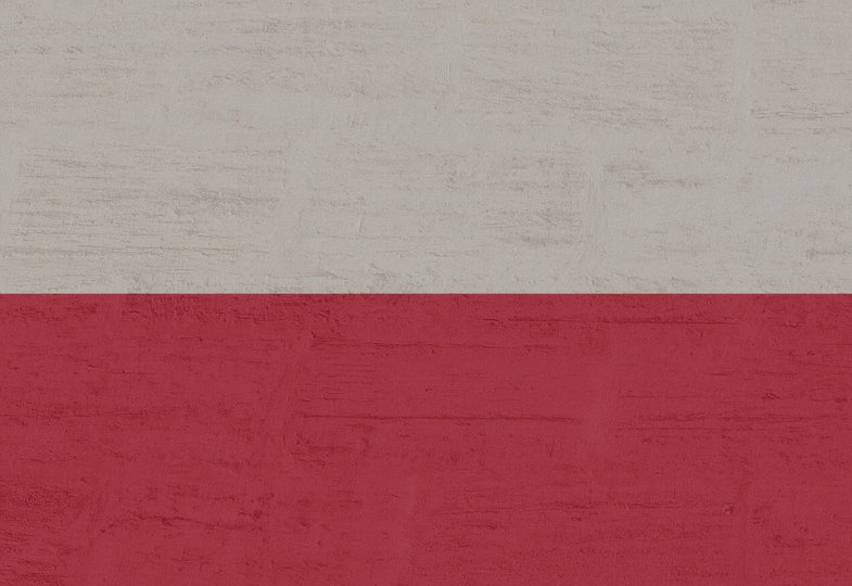 Farben der polnischen Flagge
