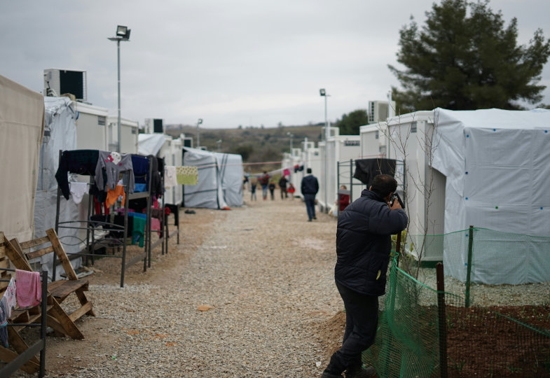 Flüchtlingscamp in Griechenland