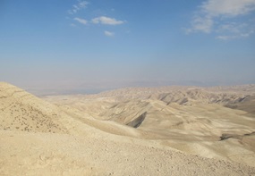 Landschaftsbild einer Wüste