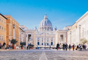 Blick auf den Petersdom