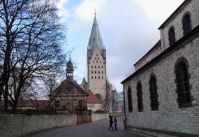 Ansicht des Doms von Paderborn