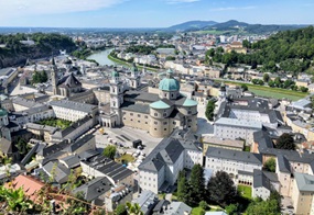 Blick auf die Stadt Salzburg