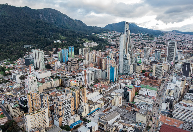 Stadtansicht von Bogota, Kolumbien