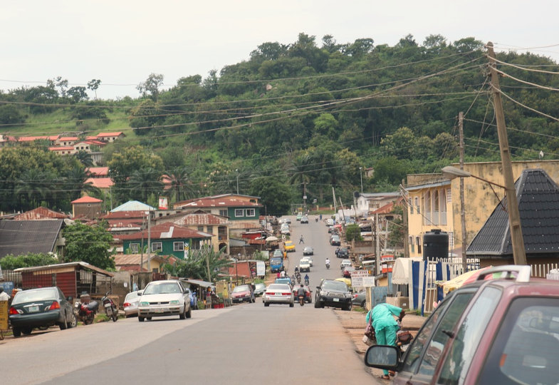 Ekiti, Straße in Nigeria