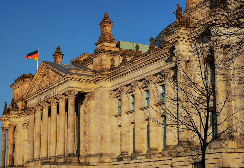 Der Reichstag in Berlin