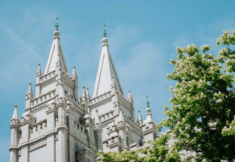 Tempel der Mormomen in Salt Lake City