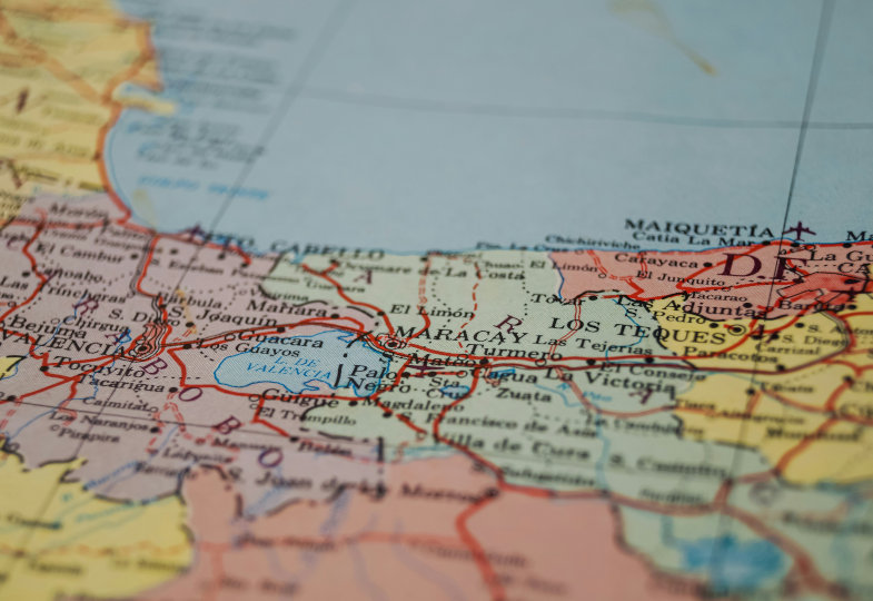 Landkarte von Venezuela