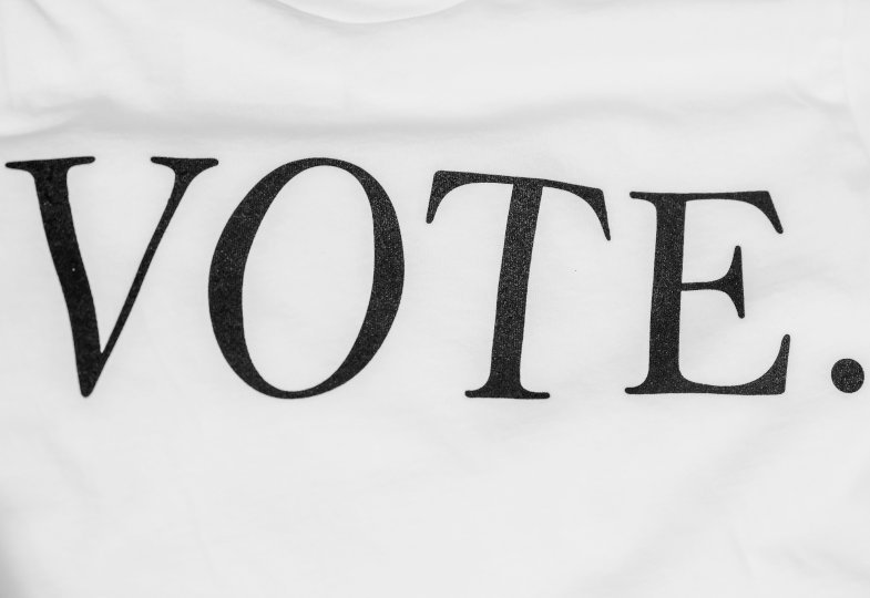 Schriftzug "Vote"