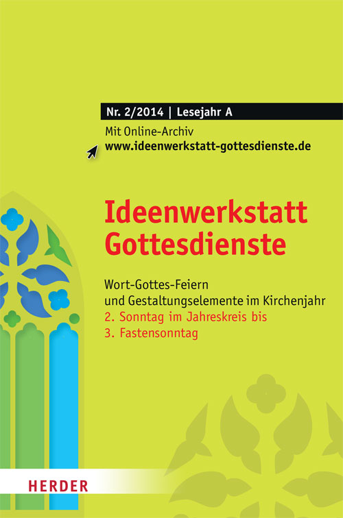 Titelseite: Ideenwerkstatt Gottesdienste Nr. 2/2014