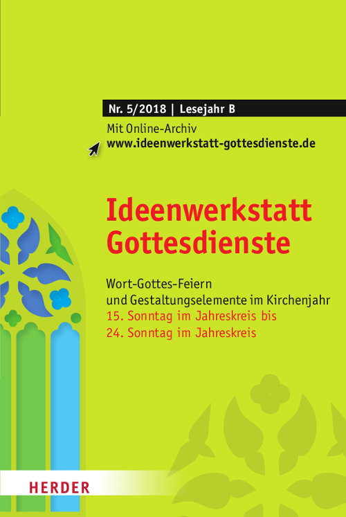 Titelseite: Ideenwerkstatt Gottesdienste Nr. 5/2018