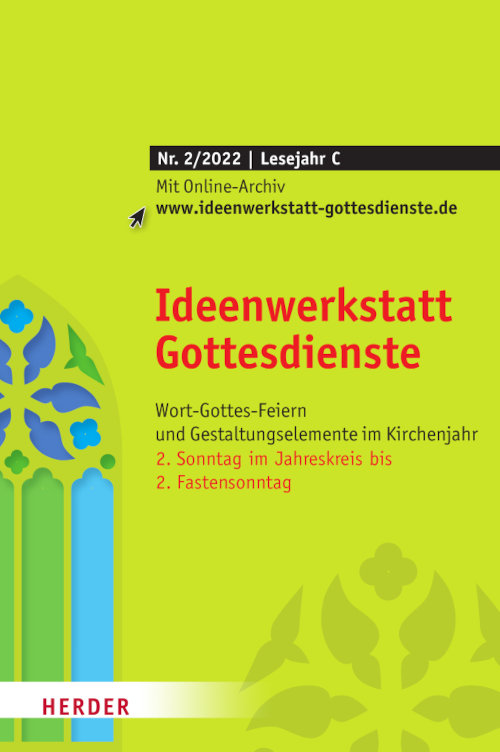 Titelseite: Ideenwerkstatt Gottesdienst 2/2022
