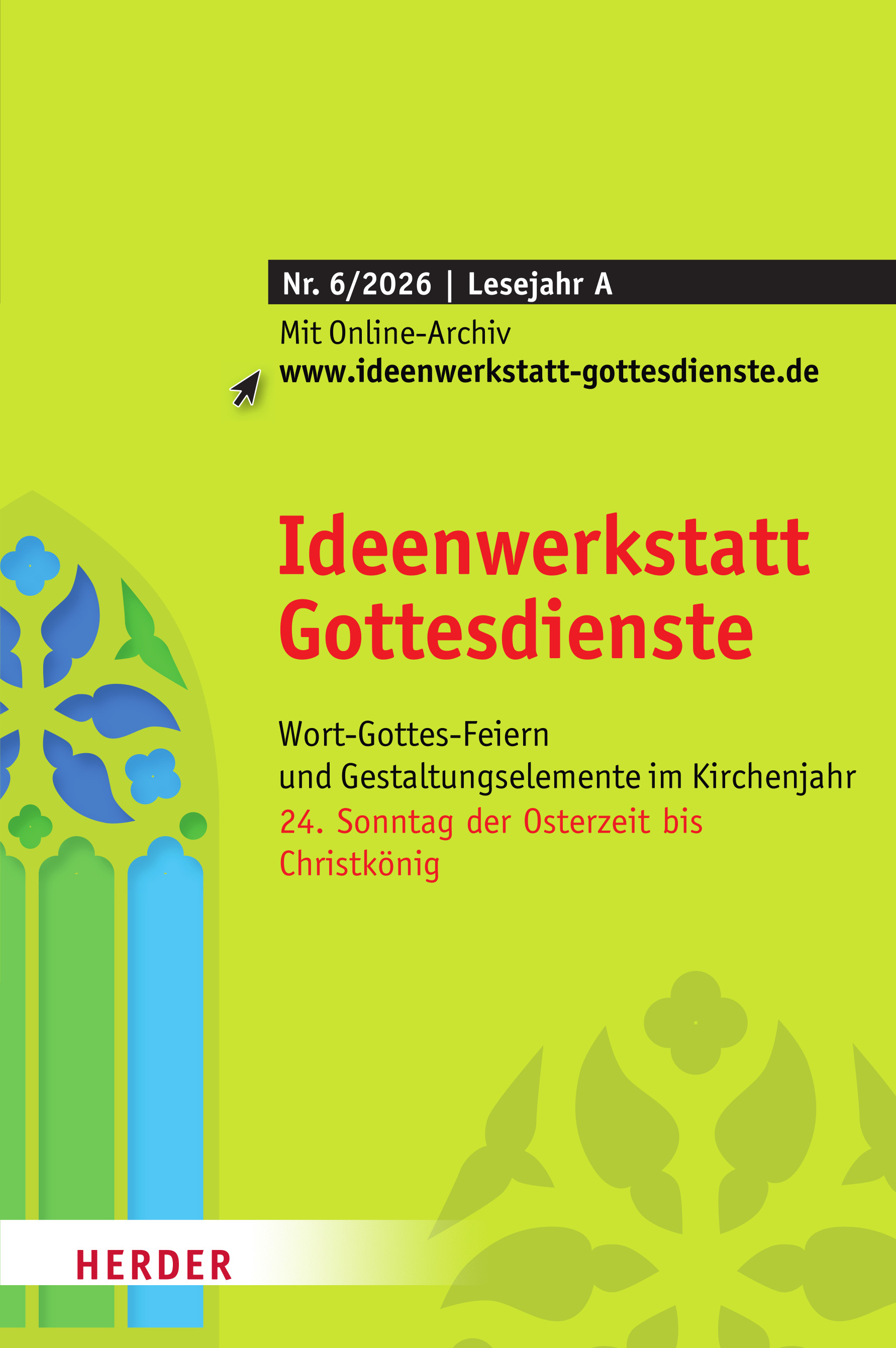 Nr. 6/2026: 24. Sonntag der Osterzeit bis Christkönig