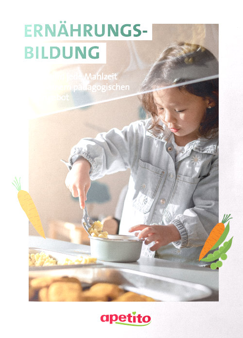 Titelseite apetito-Broschüre Ernährungsbildung