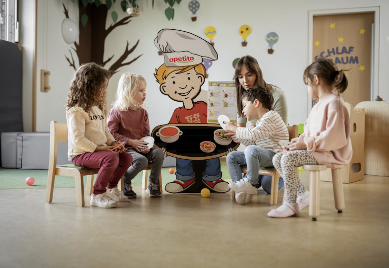 Stuhlkreis im Kindergarten