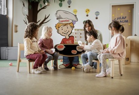 Stuhlkreis im Kindergarten