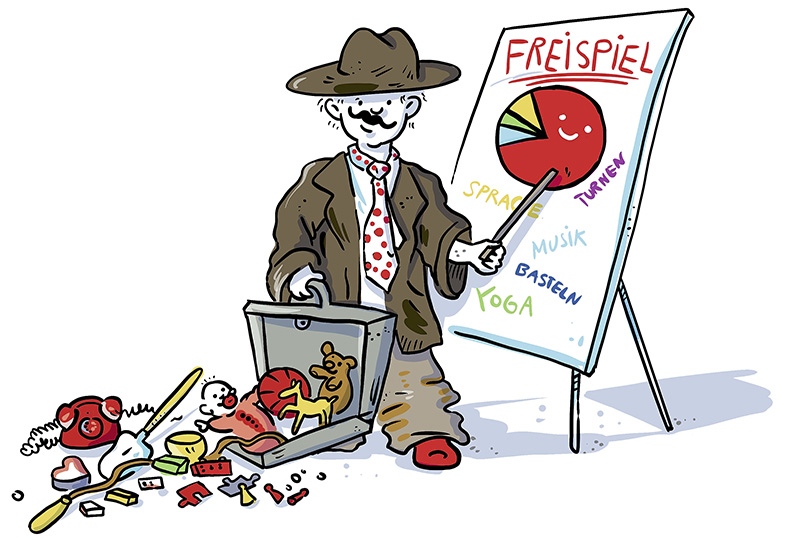Arbeitsauftrag: Heute bitte dringend spielen! Tines praktische Theorie