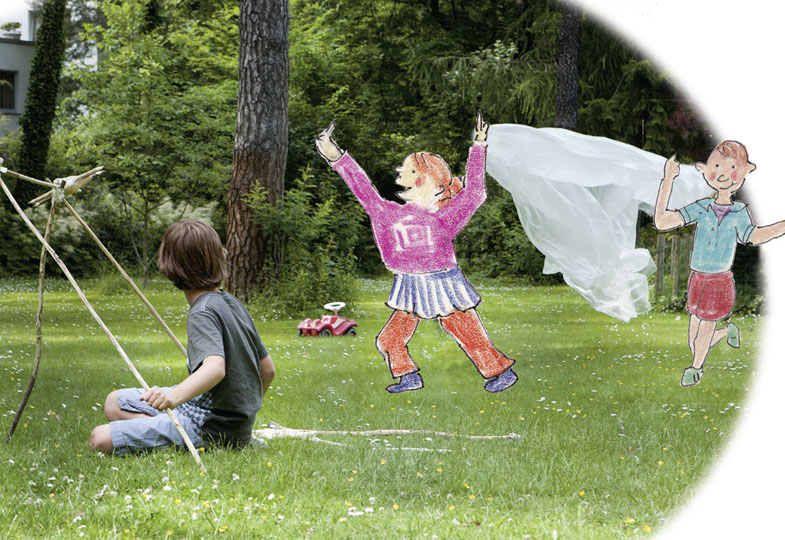 Im Garten klingen ich und der Wind