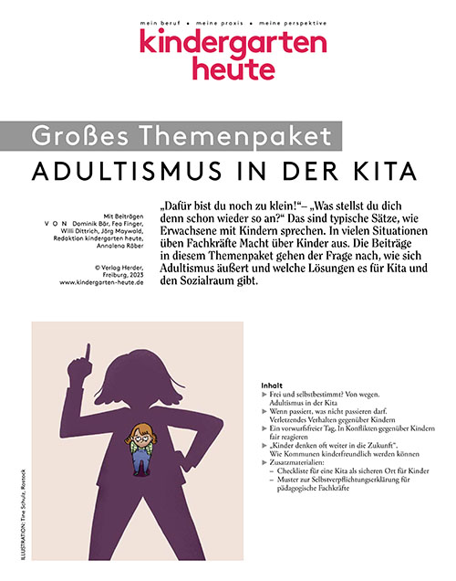 kindergarten heute - Themenpaket. Adultismus in der Kita