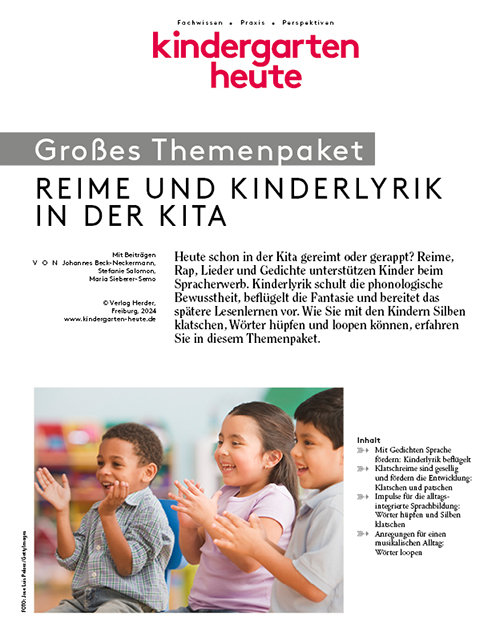 kindergarten heute - Themenpaket. Reime und Kinderlyrik in der Kita