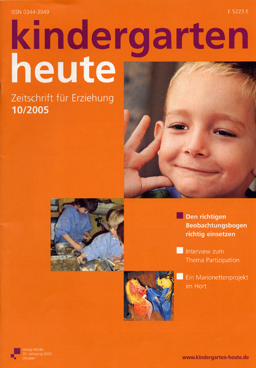 kindergarten heute - Das Fachmagazin für Frühpädagogik 10_2005, 35. Jahrgang