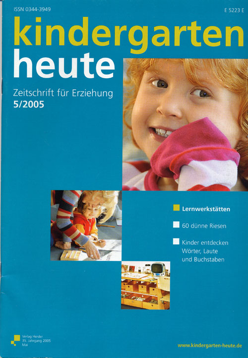kindergarten heute - Das Fachmagazin für Frühpädagogik 5_2005, 35. Jahrgang