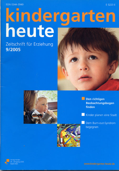 kindergarten heute - Das Fachmagazin für Frühpädagogik 9_2005, 35. Jahrgang