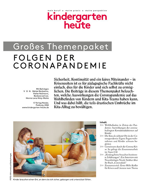 kindergarten heute - Themenpaket. Folgen der Coronapandemie