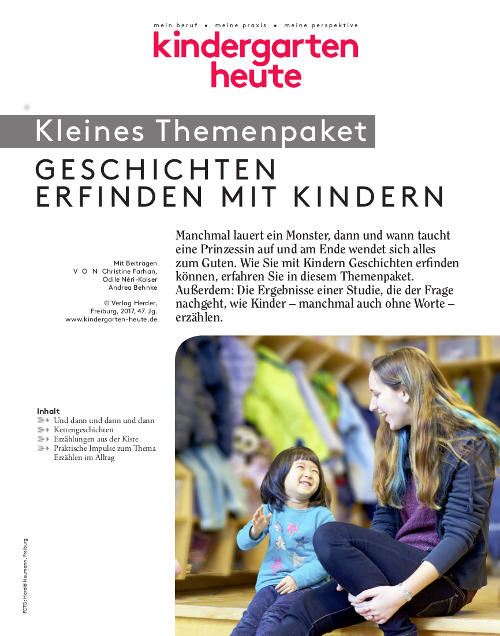 kindergarten heute - Themenpaket. Geschichten erfinden mit Kindern