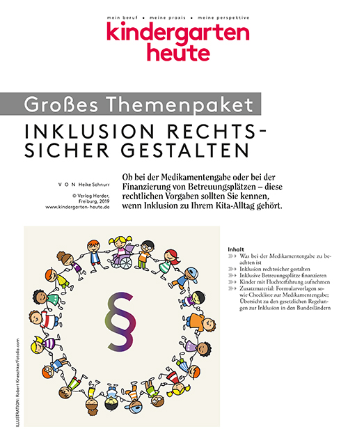 kindergarten heute - Themenpaket. Inklusion rechtssicher gestalten