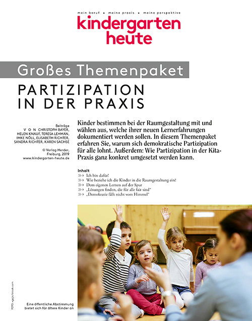 kindergarten heute - Themenpaket. Partizipation in der Praxis