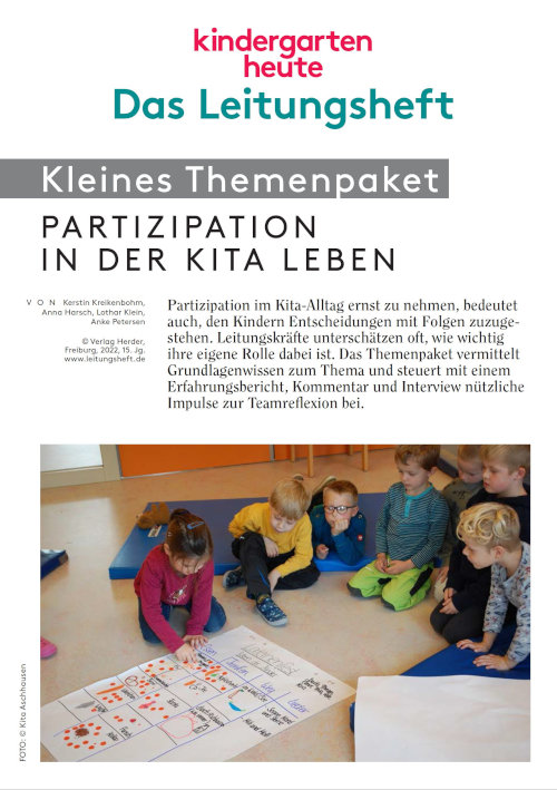 kindergarten heute Leitungsheft - Themenpaket. Partizipation in der Kita leben