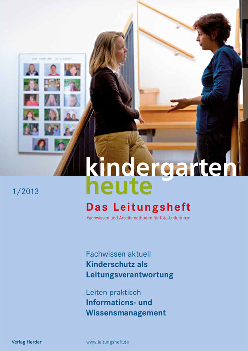 kindergarten heute - Das Leitungsheft 1_2013, 6. Jahrgang