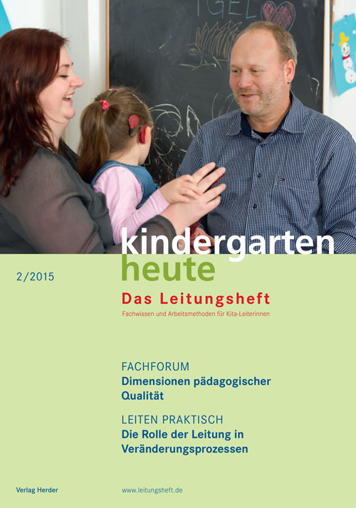 kindergarten heute - Das Leitungsheft 2_2015, 8. Jahrgang