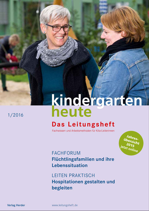 kindergarten heute - Das Leitungsheft 1_2016, 9. Jahrgang
