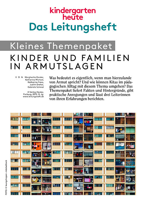 kindergarten heute - Themenpaket. Kiinder und Familien in Armutslagen