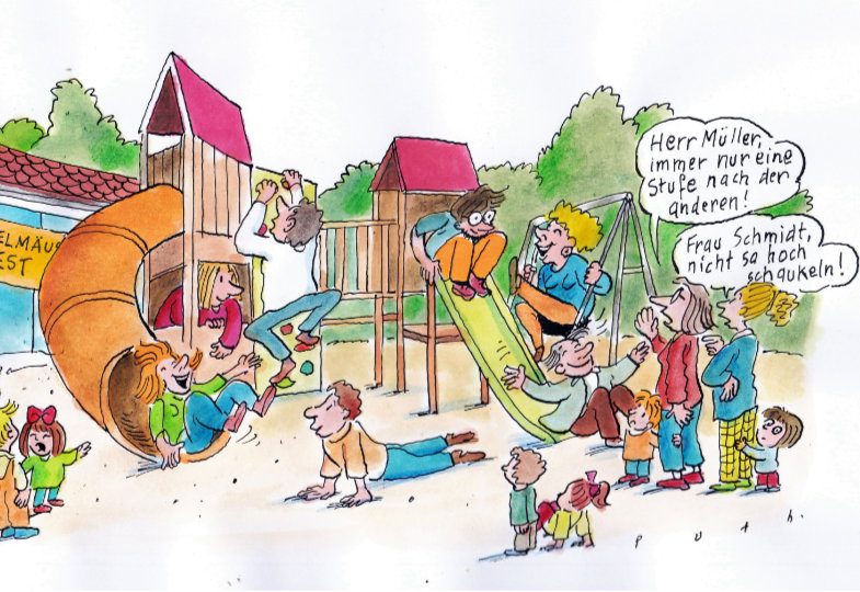 Cartoon: Puths Leitungs-ABC