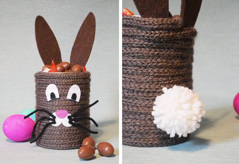 Dieser niedliche Hase ist eine schöne Geschenkidee zu Ostern