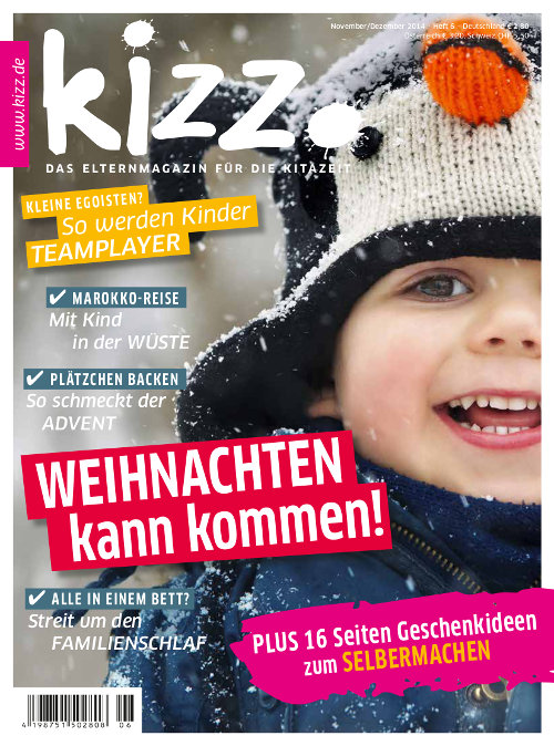 kizz. Das Elternmagazin für die Kitazeit November/Dezember 2014, Heft 6