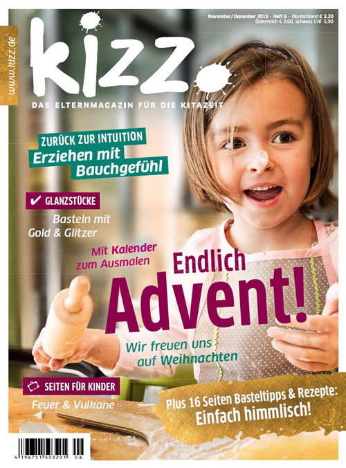kizz. Das Elternmagazin für die Kitazeit November/Dezember 2015, Heft 6