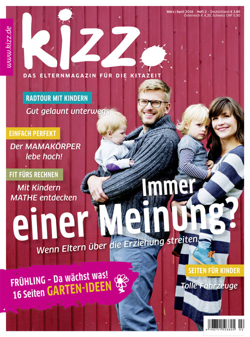 kizz. Das Elternmagazin für die Kitazeit März/April 2016, Heft 2