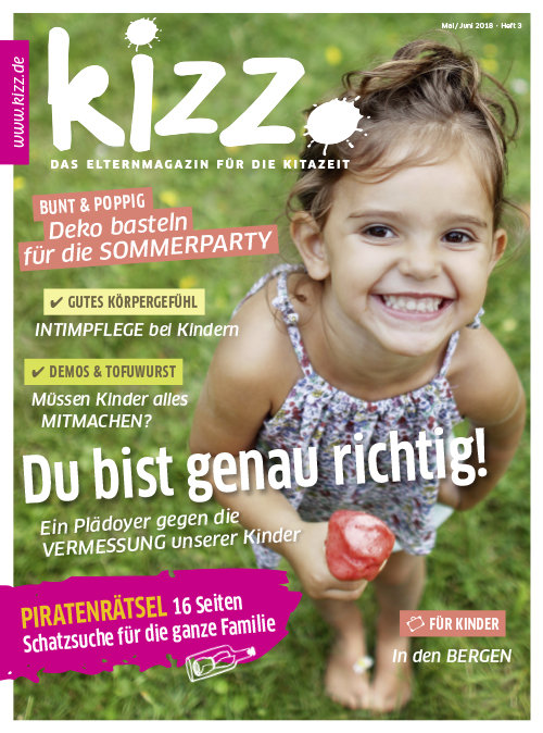 kizz. Das Elternmagazin für die Kitazeit Januar/Februar 2018, Heft 3