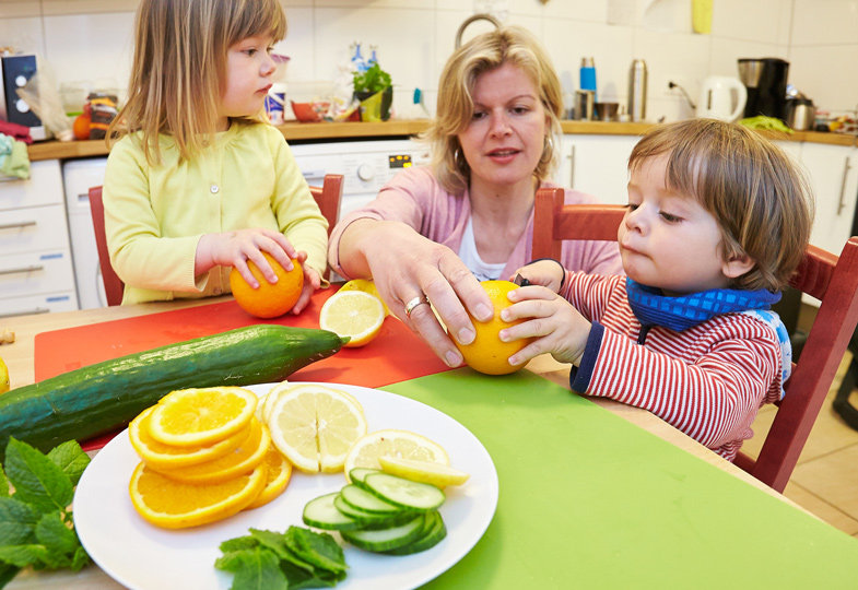 Bunt und gesund