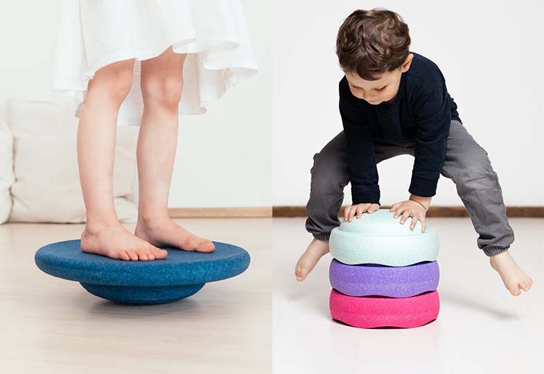 Gewinnspiel: Wir verlosen ein Set Unique mit 28 Stapelsteinen und 4 Balance Boards