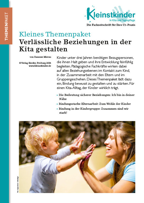 Verlässliche Beziehungen in der Kita gestalten