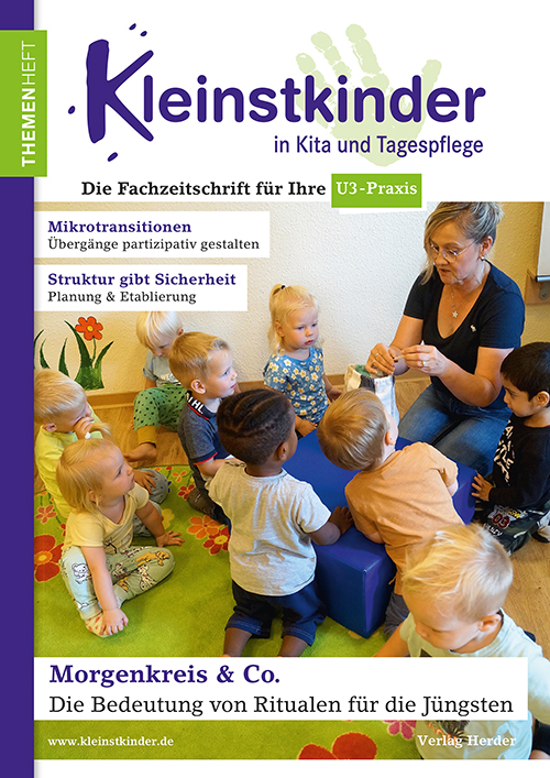 Titelseite Kleinstkinder Themenheft Morgenkreis & Co - Die Bedeutung von Ritualen für die Jüngsten