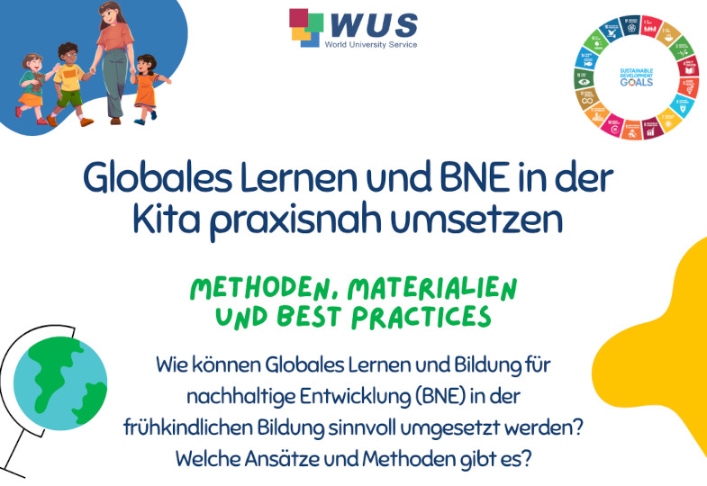 Banner Globales Lernen und BNE.
