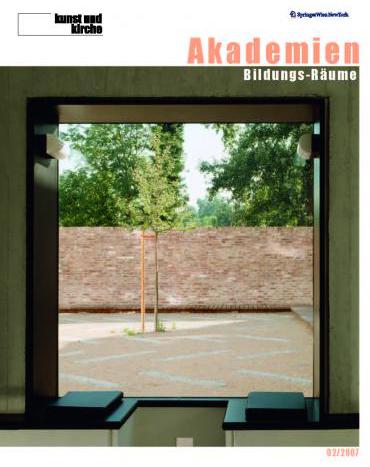 Titelseite kunst und kirche 2.2007